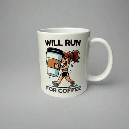 Tassen Bundle "Will run for coffee" Frau & Mann