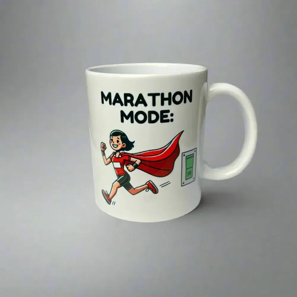Tassen Bundle "Marathon mode on" Frau & Mann